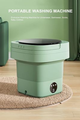 Mini lavatrice da 1,8 kg e asciugatrice rotativa pieghevole per spazi compatti