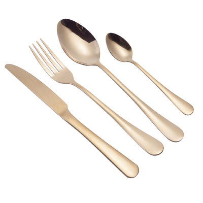 193G utensili in vracche oro placcato in acciaio inossidabile posate set cucina forchetta cucchiaio coltello