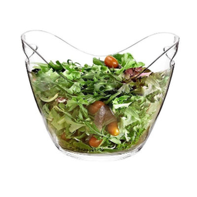 8L LED Acrilico Plastica Ice Bucket Stile di design moderno per la festa Bar Bucket Tongs Tipo