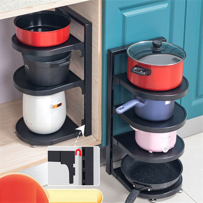 29*27*45cm G-ting 4 livelli Rack per pentole e pentole sospese Organizzazione cucina