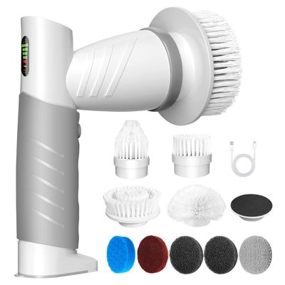 Spazzola elettrica per lavaggio a mano multifunzione 9 in 1 con carica USB