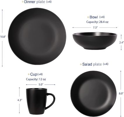 Modern Design Porcellana Serramenti in ceramica Set per la casa Cucina Hotel Camera ristorante
