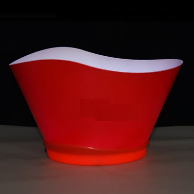 Logo personalizzato Bottone di ghiaccio 12L Illuminazione Festa Birra Chiara Champagne LED Bottone di vino raffreddatore