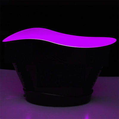 Logo personalizzato Bottone di ghiaccio 12L Illuminazione Festa Birra Chiara Champagne LED Bottone di vino raffreddatore