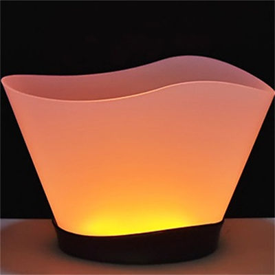 Logo personalizzato Bottone di ghiaccio 12L Illuminazione Festa Birra Chiara Champagne LED Bottone di vino raffreddatore