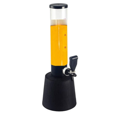 Barile per bevande da birra a tubo di ghiaccio personalizzato con distributore a rubinetto e torre di birra raffreddata con ghiaccio