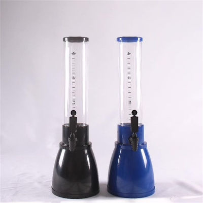 Barile per bevande da birra a tubo di ghiaccio personalizzato con distributore a rubinetto e torre di birra raffreddata con ghiaccio