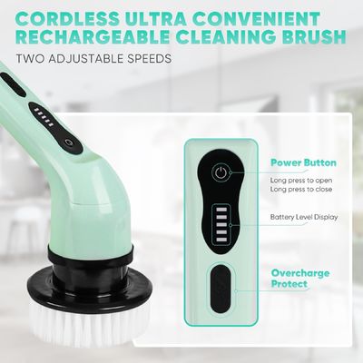 Pulizzatore elettrico senza fili vasca da bagno pulitore cucina spazzola per la pulizia domestica