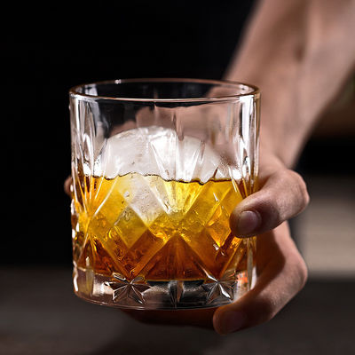 340ml di lusso cristallo lucido di design rock inciso lusso whisky birra bicchieri