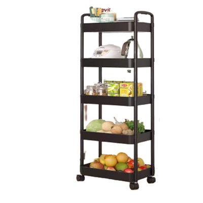 Organizzatore di verdure da cucina a 5 livelli e multifunzione con carrello portatile