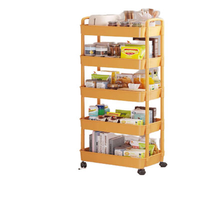 Organizzatore di verdure da cucina a 5 livelli e multifunzione con carrello portatile