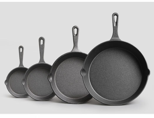 Padella da frittura in ghisa 9-30 cm Pre-saisoned Skillet per entrambe le esigenze di cucina all'aperto