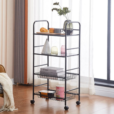 Scaffale di cucina multifunzione 3 4 5 strato rotante carrello con ruote