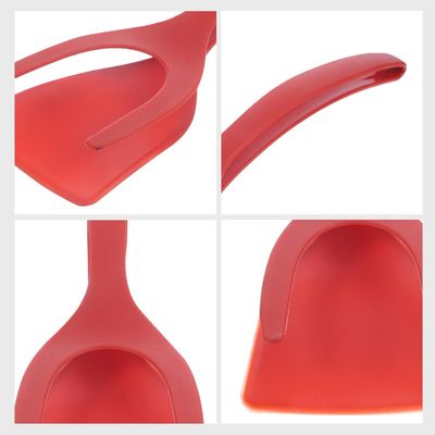 2 in 1 Spatula Tong per utensili da cucina Uovo nero Pinne Tong Pancake Pesce Toast francese