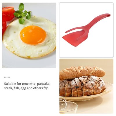 Attrezzi per ortaggi e frutta tipo 2 in 1 Spatola Tong PPA Material Grip and Flip Egg Clip