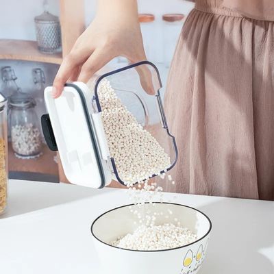 Tipo di cucina in piedi contenitori per la conservazione di alimenti in PET in plastica trasparenti e ermetici 4pc