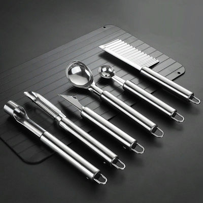 Strumenti per frutta e verdura in acciaio inossidabile Set 6 pezzi per cucina multifunzionale