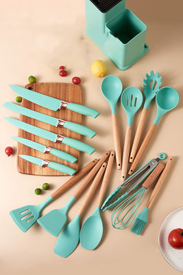 Kit di utensili da cucina portatili per utensili da cucina antiaderenti in ristorante e casa