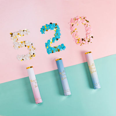 Cannone di polvere di confetti con logo personalizzato- 100 cm di polvere di fumo cannoni di confetti