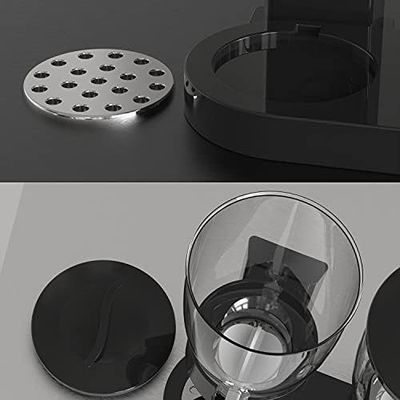 Dispensatore di cereali a doppia estremità in plastica verticale 2L Dispensatore di cereali a doppia tazza