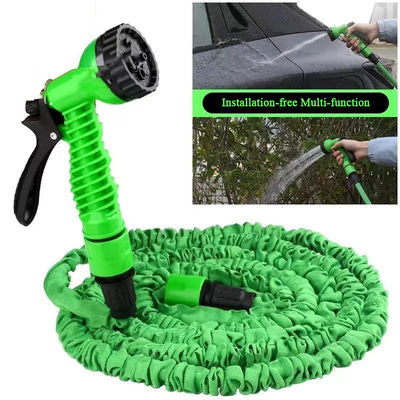 Irrigazione semplificata Magico flessibile espandibile tubo di giardino riscaldato 25-200FT con pistola da spruzzo