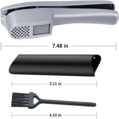 2 in 1 Ginger Chopper Aluminum Alloy Garlic Press E Garlic Slicer Con Logo Personalizzato