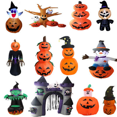 Festa di Natale LED festa di vacanza scheletro di zucca Requisiti giocattolo vacanza luci gonfiabili all'aperto