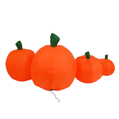 2.2m di lunghezza all'aperto all'interno Halloween Decorazioni gonfiabili di zucche con luci a LED