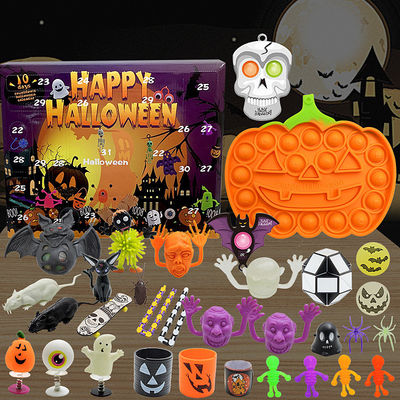 Cartoon Fidget Squishy Toy 18pcs 24pcs Blind Box Halloween Toys Squeeze Toys per bambini