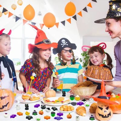 Cartoon Fidget Squishy Toy 18pcs 24pcs Blind Box Halloween Toys Squeeze Toys per bambini