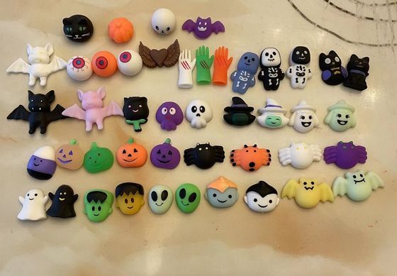Mochi per Halloween rispettoso dell'ambiente giocattolo dolce e soddisfacente per i bambini