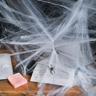 Personalizzabile Stretchy Halloween Spider Web Scena terrificante Requisiti per la casa infestata