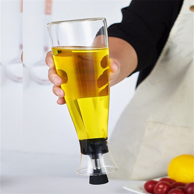 650 ml/400 ml bottiglie di vetro per distribuzione di olio e aceto senza goccioline per cucina