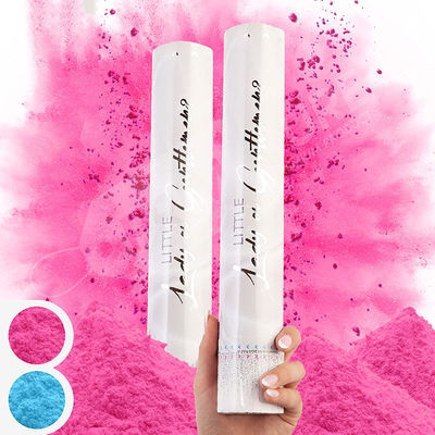 60cm Sesso rivelare Confetti Cannon Popper Smoke Powder Confetti bastoncini per forniture di festa