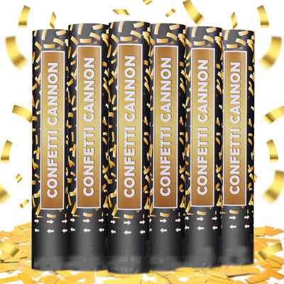 40cm Multicolor Biodegradable Party Popper Confetti Cannoni per celebrazioni colorate