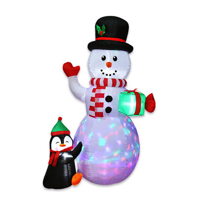 Decorazioni di festa in poliestere Ornamenti con luci di Natale a LED Babbo Natale navidad