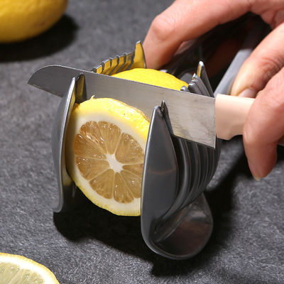 Macchina per taglio di frutta in acciaio inossidabile 304 utensili da cucina portatili Tagliatrice di pomodori Tagliatrice di limoni