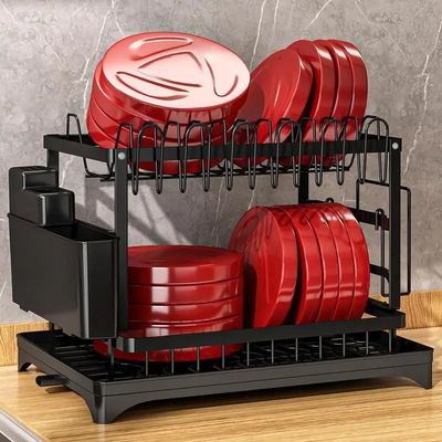 85*32*15cm Rack organizzatore per asciugatura sostenibile e igienica dei piatti