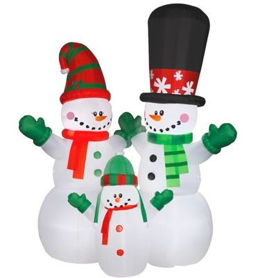 Festa e Decorazione di Natale Luci a LED Babbo Natale gonfiabile con logo personalizzato