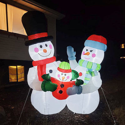 Decorazioni natalizie per giardini all'aperto e all'interno 6 piedi Natale gonfiabili Babbo Natale con luci a LED Verde