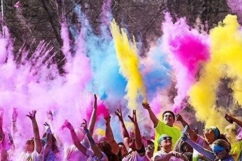 Colorevoli Holi Powder Party Popper Confetti Cannon Corn Powder 13*18cm Biodegradabile