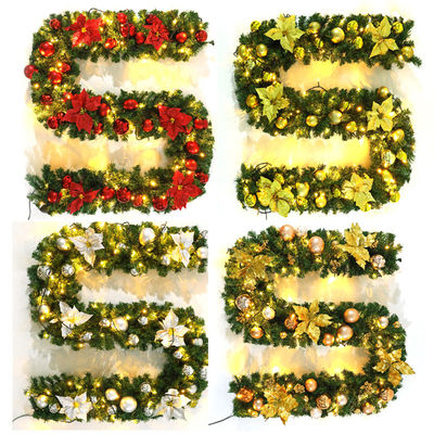 Pre Lit corona per Shopping Mall Hotel Outdoor Decorative Door Hanging Decorazione