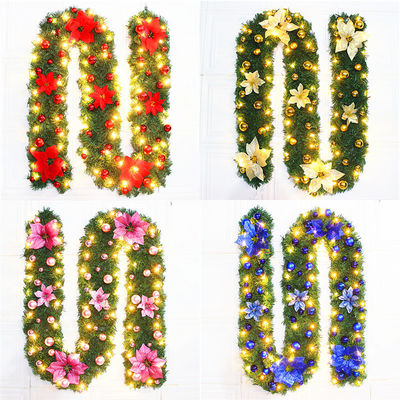 Pre Lit corona per Shopping Mall Hotel Outdoor Decorative Door Hanging Decorazione