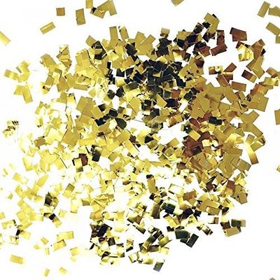 Purple 2*5cm Party Popper Confetti Cannon Biodegradabile Rettangolo Rotondo Forma di Cuore Verde Bianco Nero Confetti Fogli d'Oro Free Sample