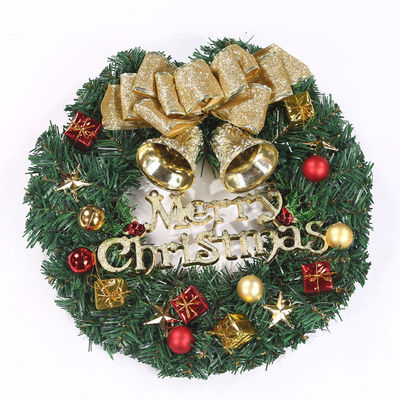 Coroncino XMAS rotondo per porta d'ingresso Coroncino di caduta con logo personalizzato