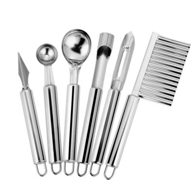 Ristorante cucina gadget set 6 pezzi in acciaio inossidabile utensili da frutta multifunzionale