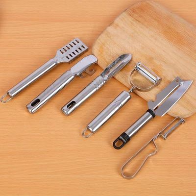 304 Stainless Steel Set di gadget da cucina 6 in 1 per l'accoppiamento di frutta e di verdura