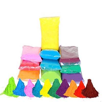 13*18cm Dimensione Rainbow Run Amido di mais per le feste Amido colorato