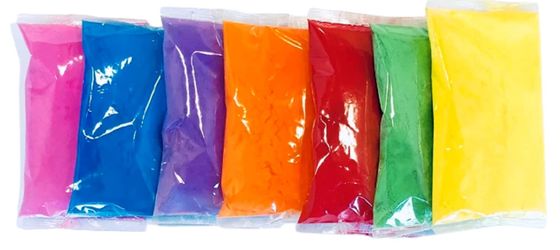 13*18cm Dimensione Rainbow Run Amido di mais per le feste Amido colorato