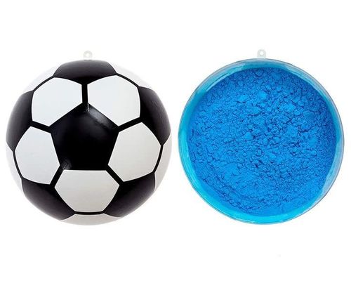 Sesso rivelare Requisiti Confetti Polvere di riempimento 14*14*14cm Calcio per le celebrazioni del bambino